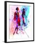 Fashion Models 8-Irina March-Framed Art Print