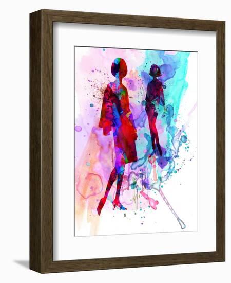 Fashion Models 8-Irina March-Framed Art Print