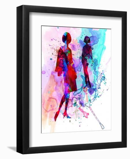 Fashion Models 8-Irina March-Framed Art Print