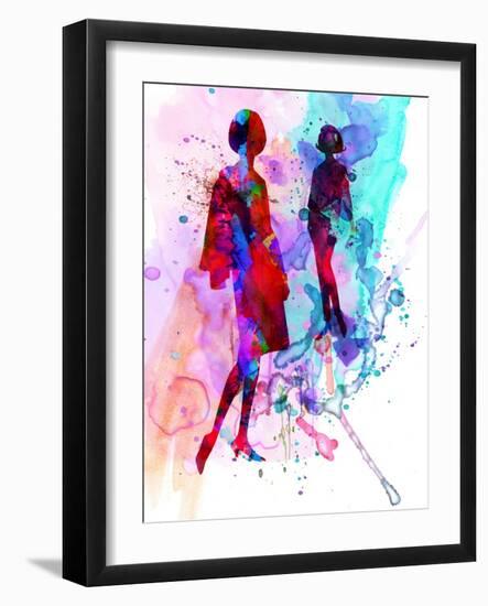 Fashion Models 8-Irina March-Framed Art Print