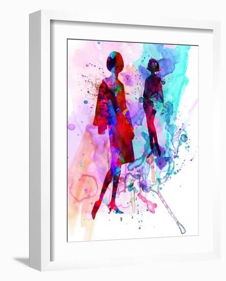 Fashion Models 8-Irina March-Framed Art Print