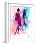 Fashion Models 8-Irina March-Framed Art Print