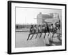 Fashion Models Wearing Swimsuits at the Eden Roc Swimming Pool-Lisa Larsen-Framed Photographic Print