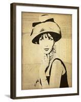 Fashion News I-Wild Apple Portfolio-Framed Premium Giclee Print