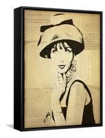 Fashion News I-Wild Apple Portfolio-Framed Stretched Canvas