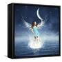 Fashion Night Fairy-alphaspirit-Framed Stretched Canvas