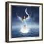 Fashion Night Fairy-alphaspirit-Framed Photographic Print