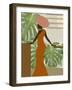 Fashion Orange Dress-Matthew Piotrowicz-Framed Art Print