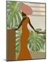 Fashion Orange Dress-Matthew Piotrowicz-Mounted Art Print