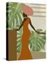 Fashion Orange Dress-Matthew Piotrowicz-Stretched Canvas