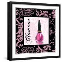 Fashion Pink Glamour - Nail Polish-Gregory Gorham-Framed Art Print