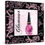 Fashion Pink Glamour - Nail Polish-Gregory Gorham-Stretched Canvas