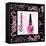 Fashion Pink Glamour - Nail Polish-Gregory Gorham-Framed Stretched Canvas
