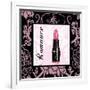 Fashion Pink Romance - Lipstick-Gregory Gorham-Framed Art Print