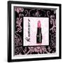 Fashion Pink Romance - Lipstick-Gregory Gorham-Framed Art Print