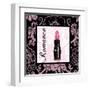 Fashion Pink Romance - Lipstick-Gregory Gorham-Framed Art Print