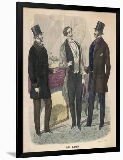 Fashion Plate, 1848-null-Framed Art Print