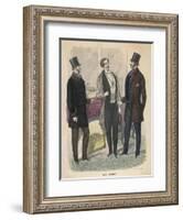 Fashion Plate, 1848-null-Framed Art Print