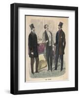 Fashion Plate, 1848-null-Framed Art Print