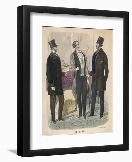 Fashion Plate, 1848-null-Framed Art Print