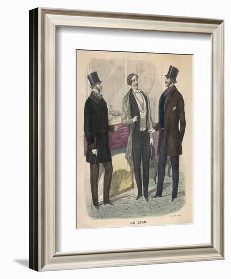 Fashion Plate, 1848-null-Framed Art Print