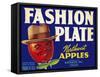 Fashion Plate Apples-null-Framed Stretched Canvas
