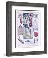 Fashion Plate, from La Femme Chic-null-Framed Giclee Print