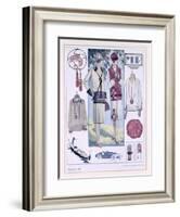 Fashion Plate, from La Femme Chic-null-Framed Giclee Print