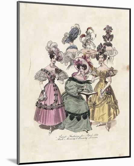 Fashion Plate I-Archive-Mounted Art Print