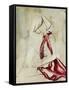 Fashion Plate III-Kari Taylor-Framed Stretched Canvas