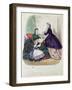 Fashion Plate Showing Clothes Designed by Madame Breant-Castel, from La Mode Illustree, 1864-Anais Toudouze-Framed Giclee Print