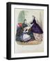 Fashion Plate Showing Clothes Designed by Madame Breant-Castel, from La Mode Illustree, 1864-Anais Toudouze-Framed Giclee Print