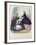 Fashion Plate Showing Clothes Designed by Madame Breant-Castel, from La Mode Illustree, 1864-Anais Toudouze-Framed Giclee Print