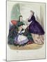 Fashion Plate Showing Clothes Designed by Madame Breant-Castel, from La Mode Illustree, 1864-Anais Toudouze-Mounted Giclee Print