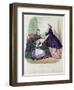 Fashion Plate Showing Clothes Designed by Madame Breant-Castel, from La Mode Illustree, 1864-Anais Toudouze-Framed Giclee Print