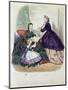 Fashion Plate Showing Clothes Designed by Madame Breant-Castel, from La Mode Illustree, 1864-Anais Toudouze-Mounted Giclee Print