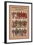 Fashion Plates of XV Century, Germany Knights in Shining Armor-Friedrich Hottenroth-Framed Art Print