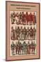 Fashion Plates of XV Century, Germany Knights in Shining Armor-Friedrich Hottenroth-Mounted Art Print