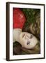 Fashion Portrait of Young Sensual Woman in Garden-heckmannoleg-Framed Photographic Print