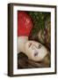 Fashion Portrait of Young Sensual Woman in Garden-heckmannoleg-Framed Photographic Print