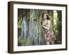 Fashion Portrait of Young Sensual Woman in Garden-heckmannoleg-Framed Photographic Print