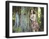 Fashion Portrait of Young Sensual Woman in Garden-heckmannoleg-Framed Photographic Print