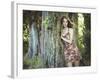 Fashion Portrait of Young Sensual Woman in Garden-heckmannoleg-Framed Photographic Print