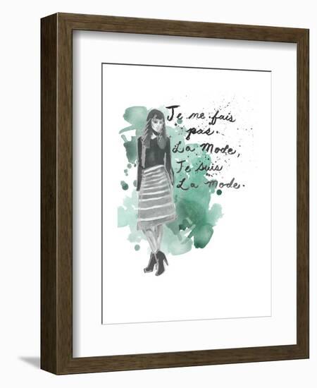 Fashion Quotes I-Naomi McCavitt-Framed Art Print