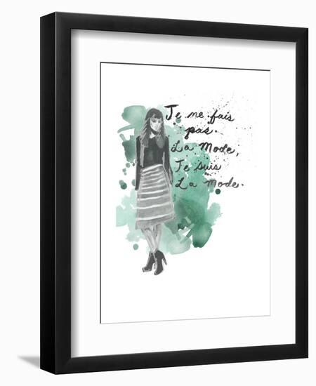 Fashion Quotes I-Naomi McCavitt-Framed Art Print