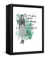 Fashion Quotes I-Naomi McCavitt-Framed Stretched Canvas