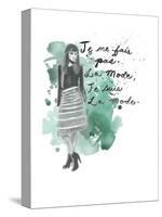 Fashion Quotes I-Naomi McCavitt-Stretched Canvas