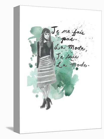 Fashion Quotes I-Naomi McCavitt-Stretched Canvas