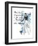 Fashion Quotes IV-Naomi McCavitt-Framed Art Print