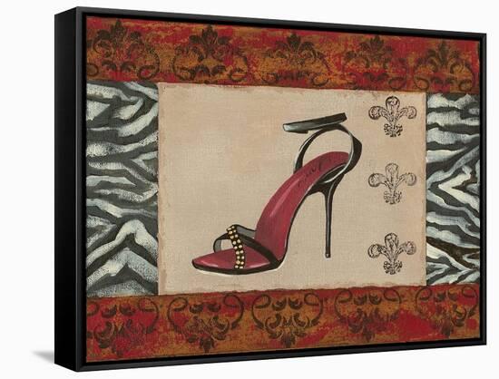 Fashion Shoe II-Sophie Devereux-Framed Stretched Canvas